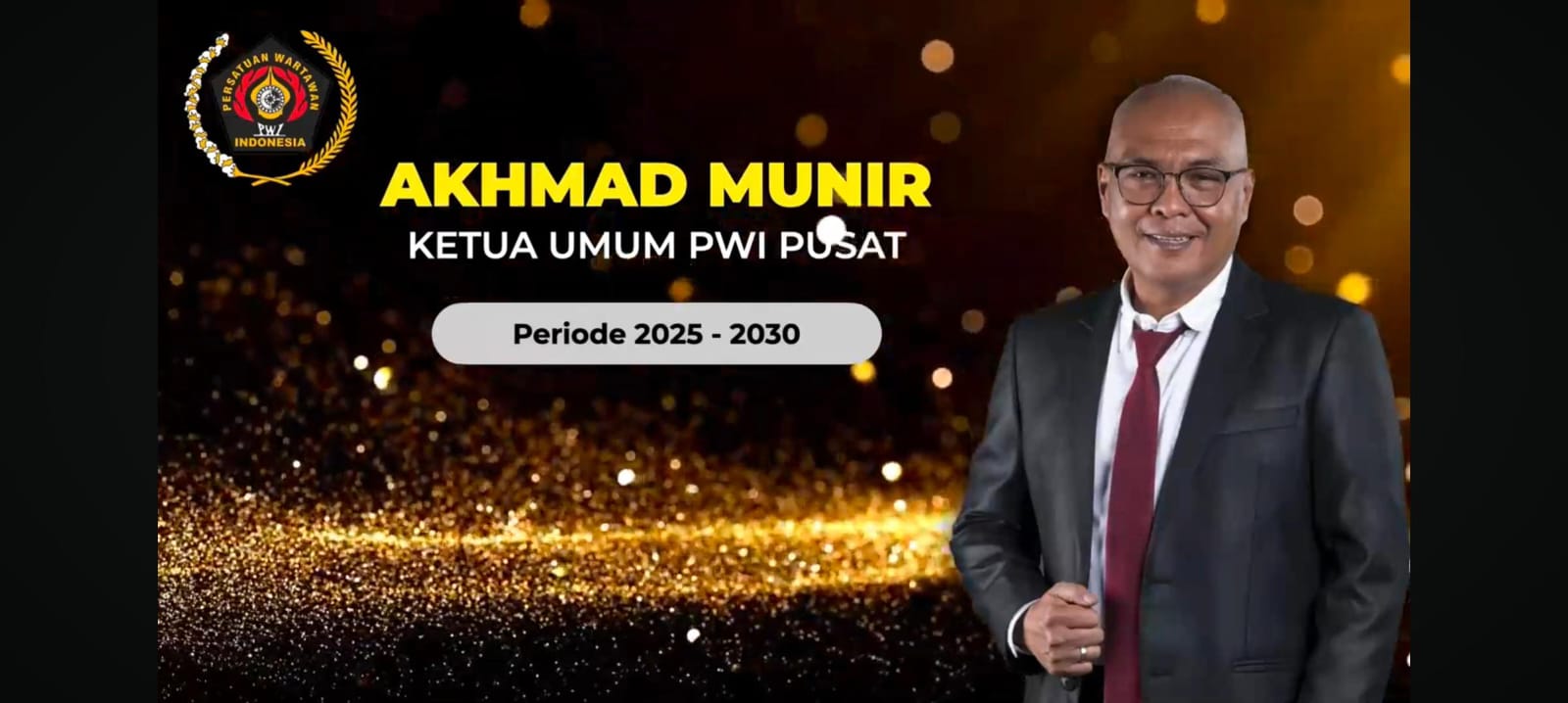 Akhmad Munir Resmi Nahkodai Ketua Umum PWI Pusat di Kongres Periode 2025 – 2030