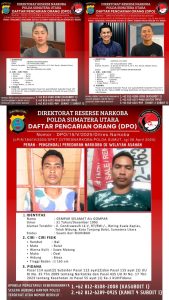 Polisi Buru Jaringan Narkoba di Sumut: Ardinal, Herina dan Gempar Selamat