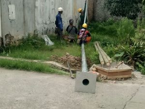 Pemasangan Tiang PJU di BCI Pengawasan Dishub Serang Dipertanyakan! 
