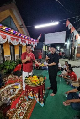 Anggota DPRD Kab Serang Fraksi PDIP Joko Santoso,SE Bersama Warga Adakan Syukuran Pembangunan Infrastruktur