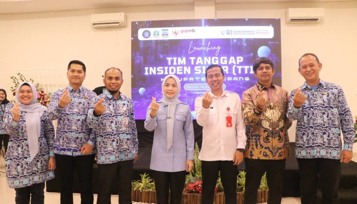 Dilaunching, Bupati Serang Pastikan Layanan Serba Digi Aman Adanya Tim Tanggap Insiden Siber