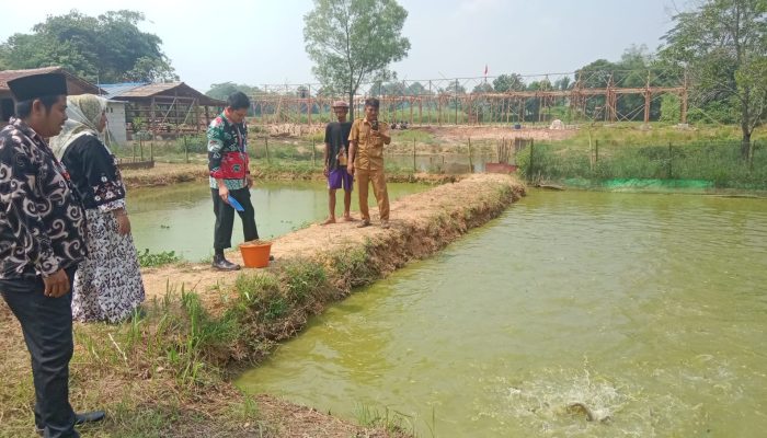 Kades Jayanti Beserta Pembina Desa Dampingi Camat Tinjau Lokasi Persiapan Bina Wilayah (Binwil)