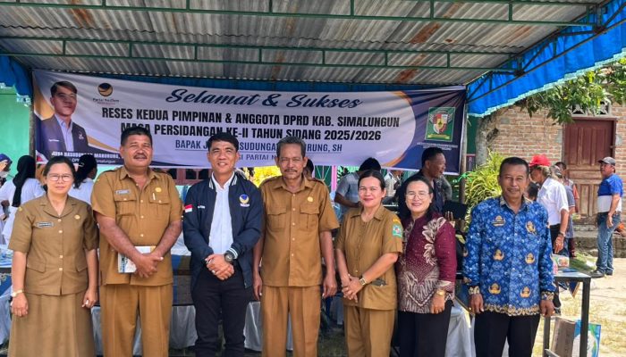 Wakil Ketua DPRD Simalungun Jepra Hasudungan Manurung Menampung Aspirasi warga Dengan Berkegiatan Reses Kedua Tahun 2026