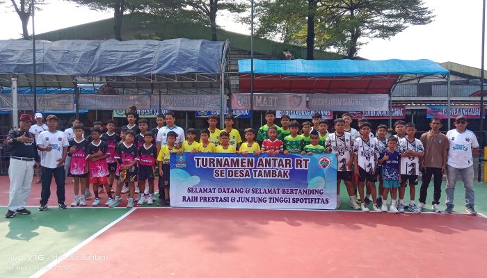 Kreenn,,, Pemdes Tambak Gelar Open Turnamen Bola Voli Kades Tambak Cup Dan Antar Rt 2026